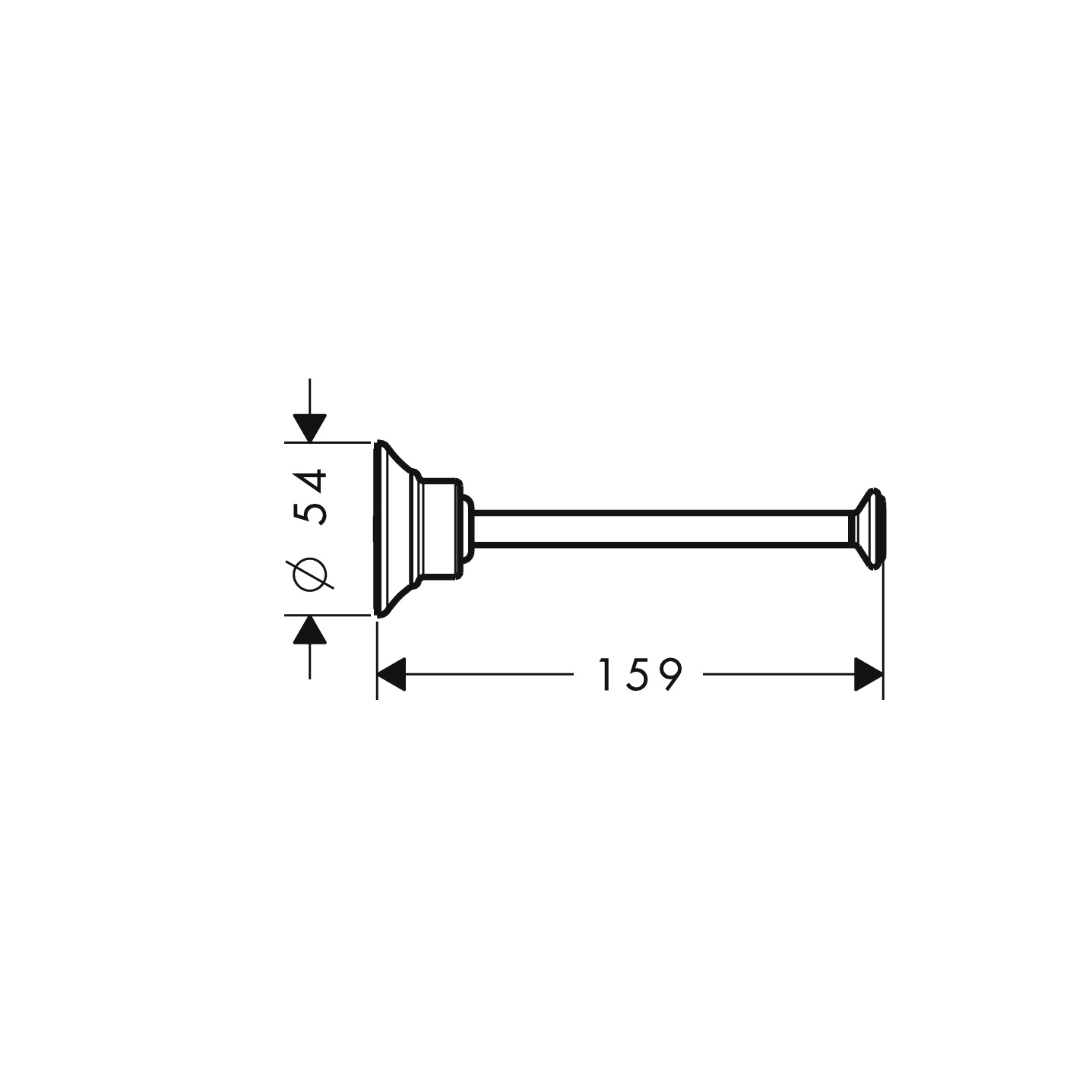 42028000 AXOR Montreux Toilet roll holder