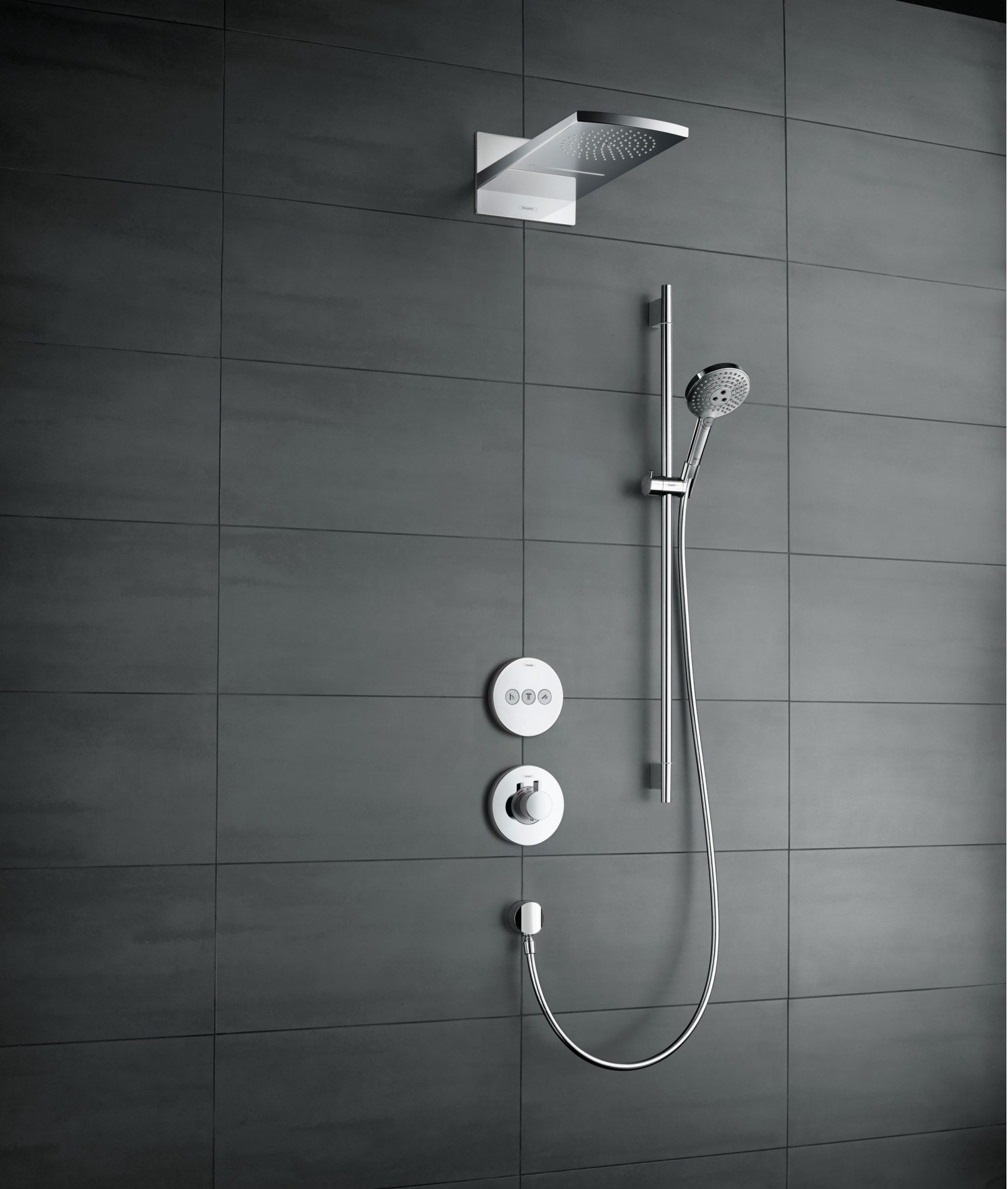 hansgrohe ShowerSelect S Thermostatic Mixer for 1 Outlet