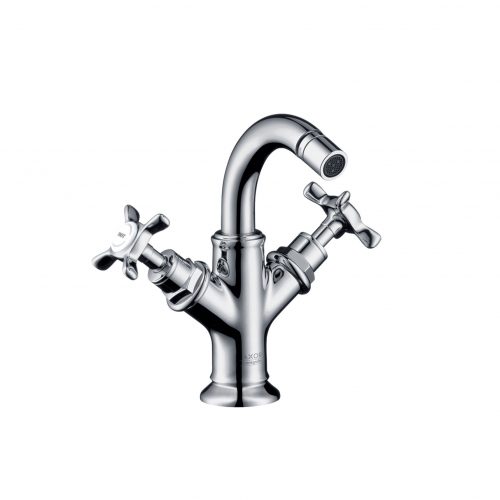 Bathwaters 16520000 AXOR Montreux 2 handle bidet mixer with pop up waste