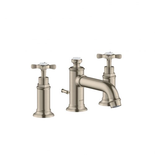 Bathwaters 16536820 AXOR Montreux 3 hole basin mixer 30 with pop up waste and cross handles