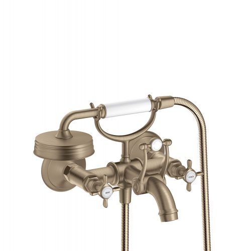 Bathwaters 16540820 AXOR Montreux 2 handle manual bath and shower mixer for exposed installation