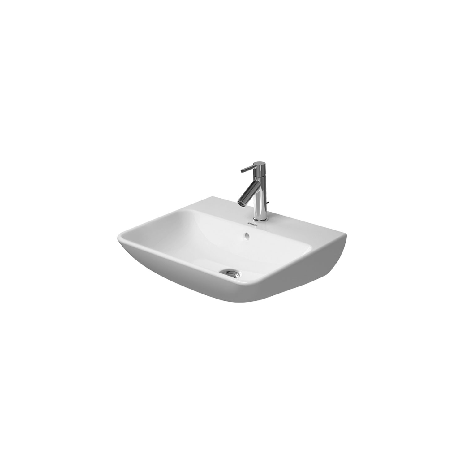 ME by Starck Washbasin with Overflow & Tap Platform 550mm
