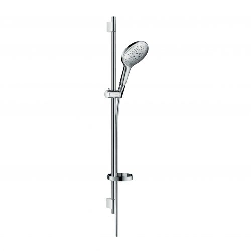 Bathwaters 27803000 hansgrohe Raindance Select S Shower set 150 3jet with shower rail 90 cm and soap dish 02