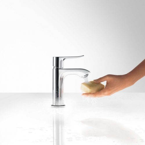 Bathwaters 31088000 hansgrohe Metris Single lever basin mixer 100 for cloakroom basins with pop up waste