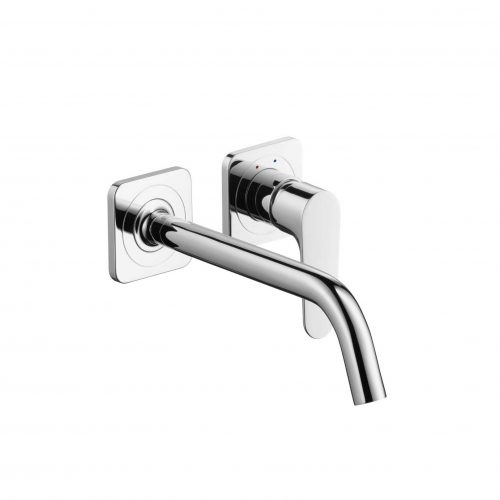 Bathwaters 34116000 AXOR Citterio M Single lever basin mixer with escutcheons and 227 mm spout, wall mounting