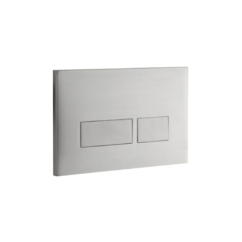 Trend flush plate brushed steel