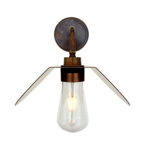 Bathwaters Mullan Lighting MLBWL012ANTBRS 3