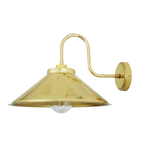 Bathwaters Mullan Lighting MLBWL052POLBRS 2