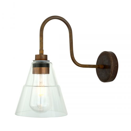 Bathwaters Mullan Lighting MLBWL057ANTBRS 2