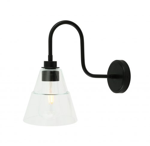 Bathwaters Mullan Lighting MLBWL057PCMBK 1