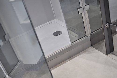 Bathwaters Roman Grey Anti slip tray