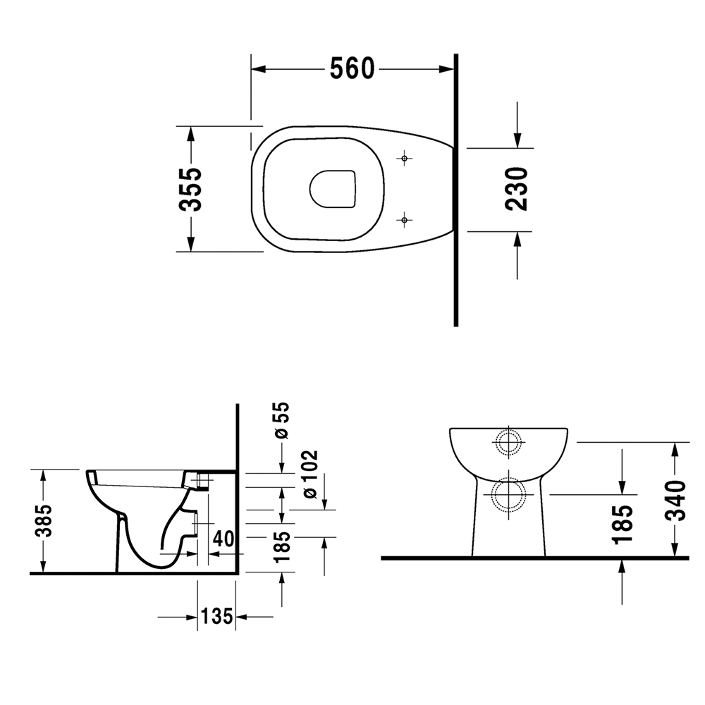D-Code Floor standing WC