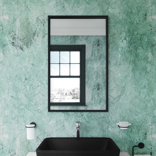 docklands rectangular 50x80cm black