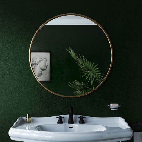 docklands round 80cm brushed brass