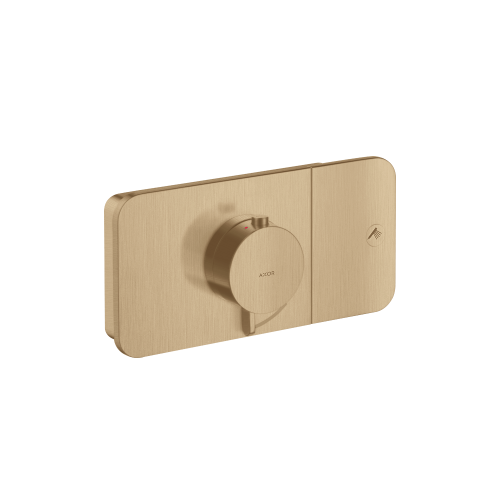 West one bathrooms AXOR One Thermostatic module for 1 outlet brushed bronze