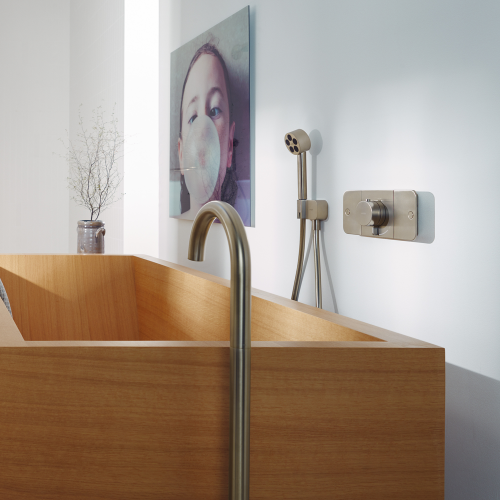 west one bathrooms AXOR One Thermostatic module for 2 outlets lifestyle
