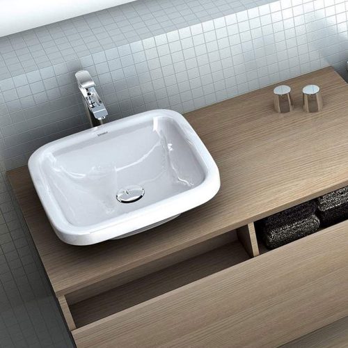 West One Bathrooms Duravit DuraStyle Wash Bowl, Ground, 430 x 430mm