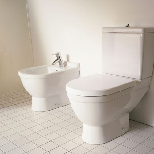 West One Bathrooms Duravit Starck 3 Bidet, Floor Standing, Back To Wall