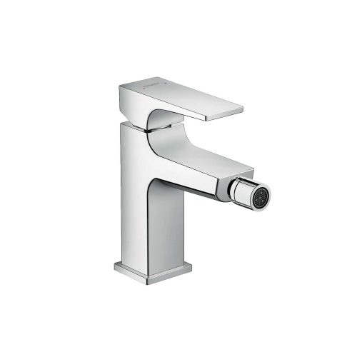 West One Bathrooms Online 32520000 hansgrohe metropol single lever bidet mixer with lever handle and push open waste