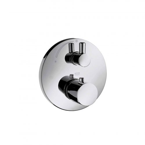 West One Bathrooms Online 38700000 axor uno thermostatic mixer for concealed installation with shut off valve