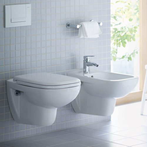 West One Bathrooms Online Duravit D Code Bidet, Wall Mounted