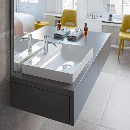 West One Bathrooms Online Duravit DuraSquare Furniture Basin 03