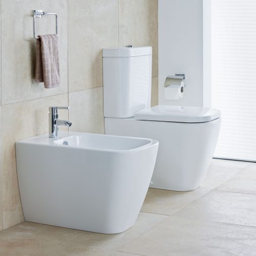 West One Bathrooms Online Duravit Happy D2 Bidet, Floor Standing