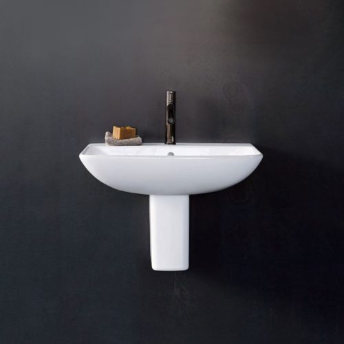 West One Bathrooms Online Duravit ME by Starck Handrinse Basin with Overflow 450 x 320mm