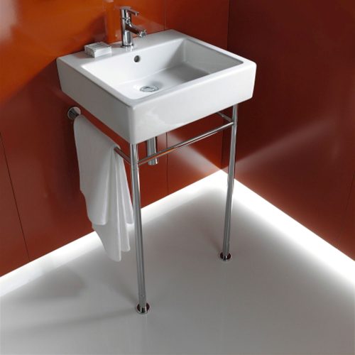 West One Bathrooms Online Duravit Vero Air Furniture Washbasin, 500 x 470mm