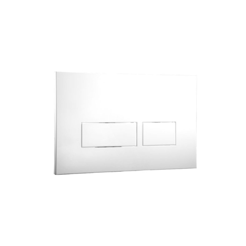 Trend flush plate white