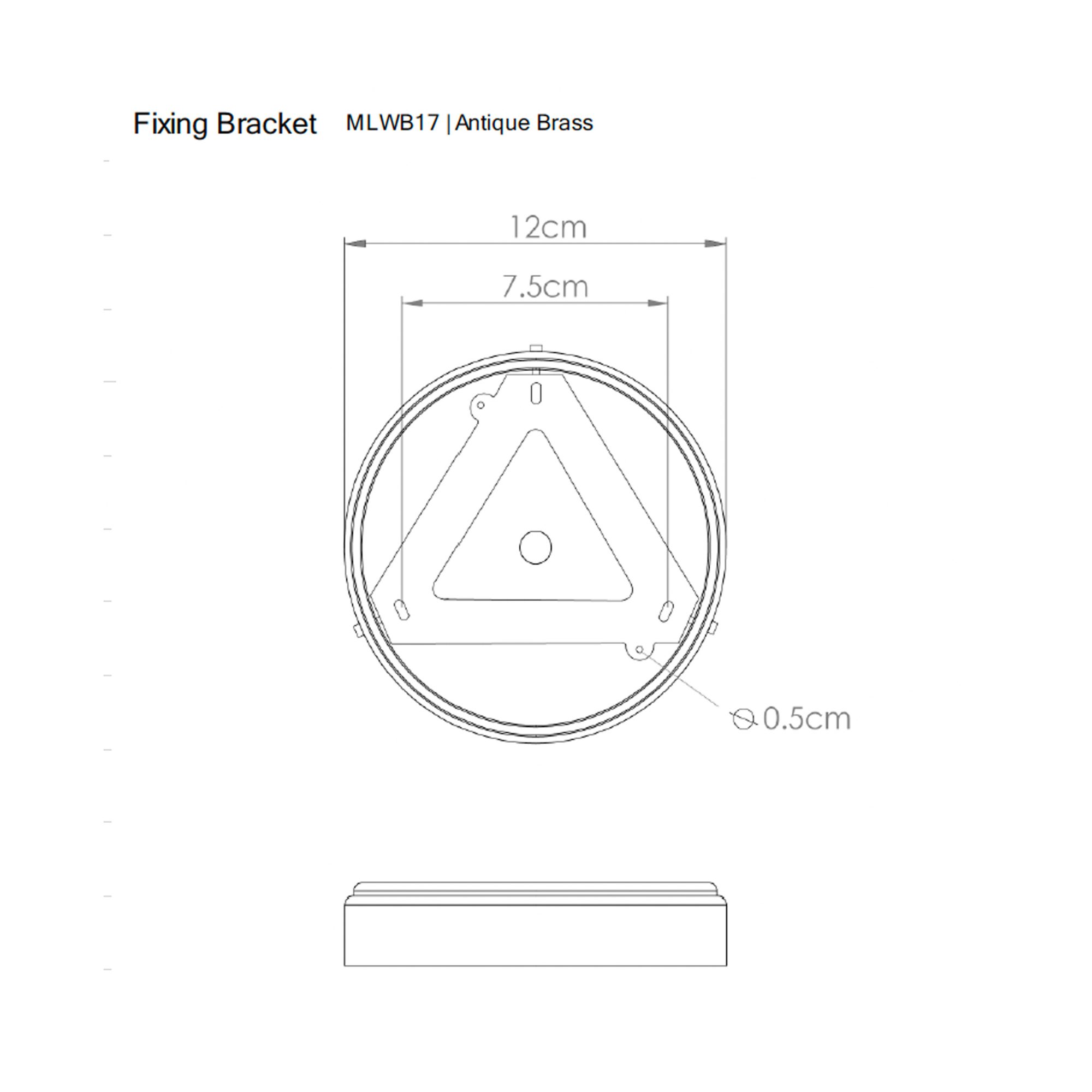 WOBO Mullan Kairi Wall Light Technical