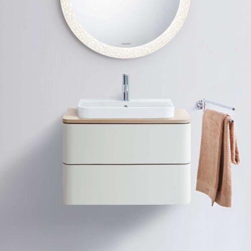 West One Bathrooms Online Duravit Happy D2 Plus Surface Basin 500x400mm