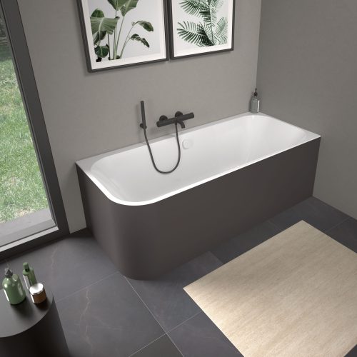 west one bathrooms online HappyD.2Plus bathtub 700450 sloped