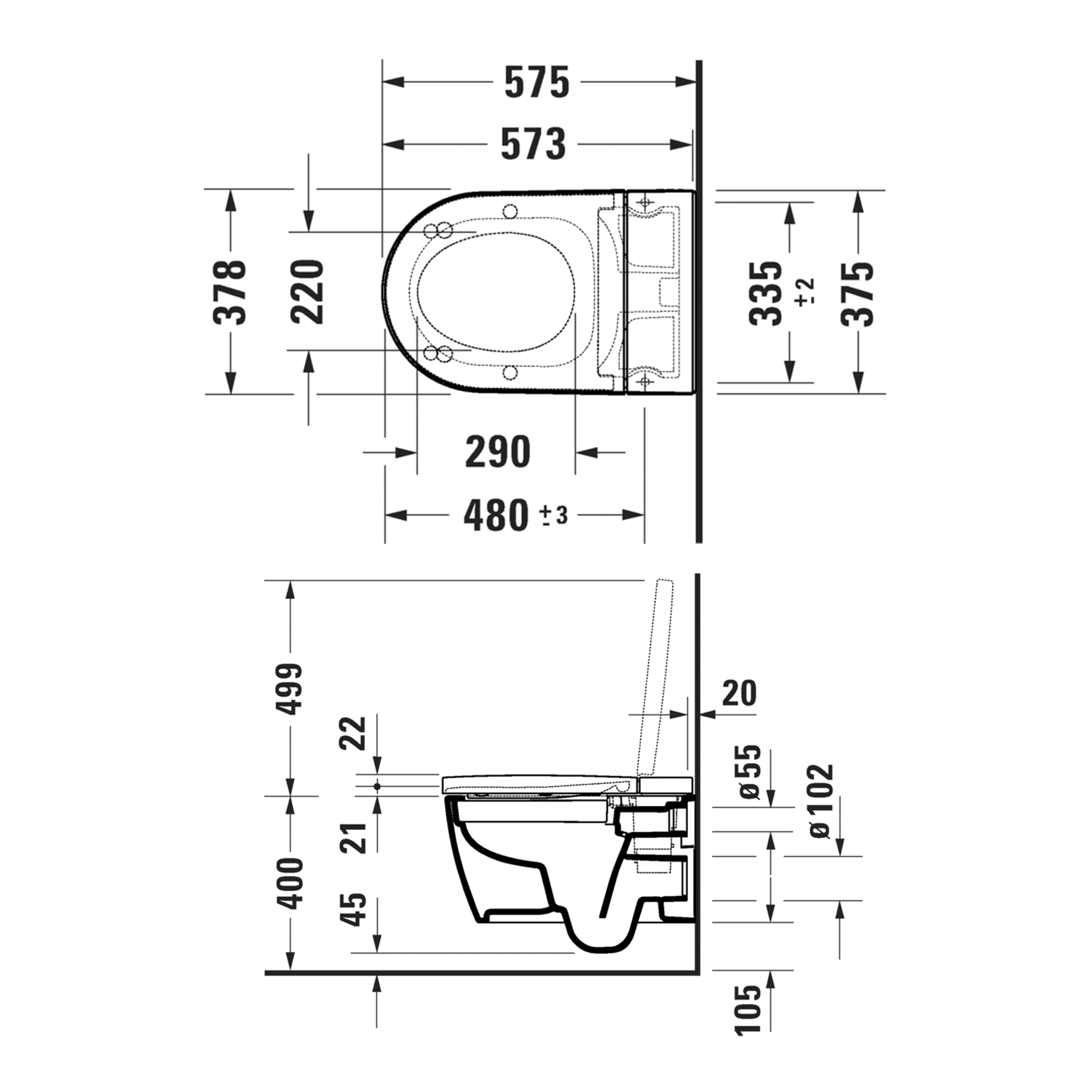 Duravit SensoWash Starck f Plus Tech Image