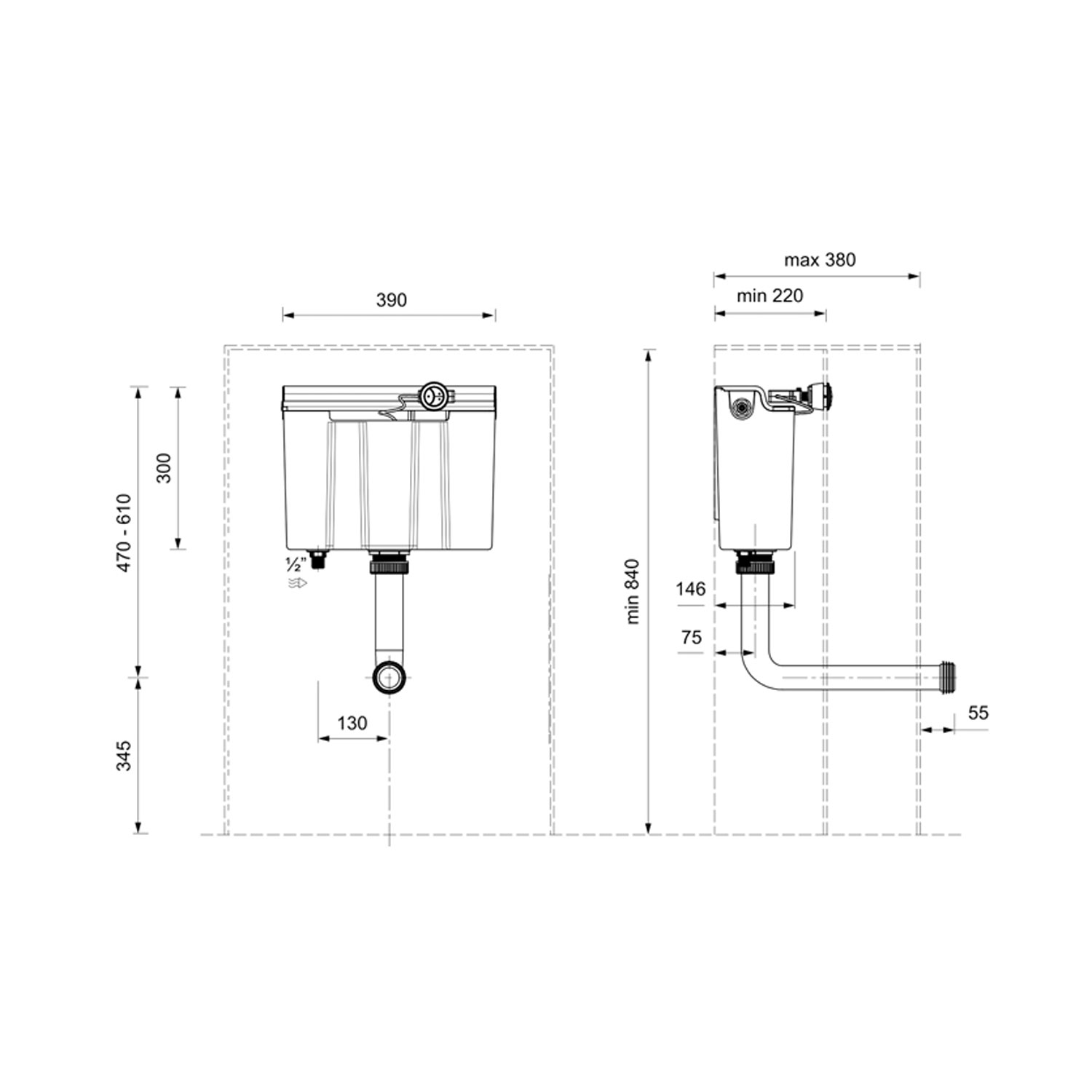 West One Bathrooms Online DF Cistern Tech