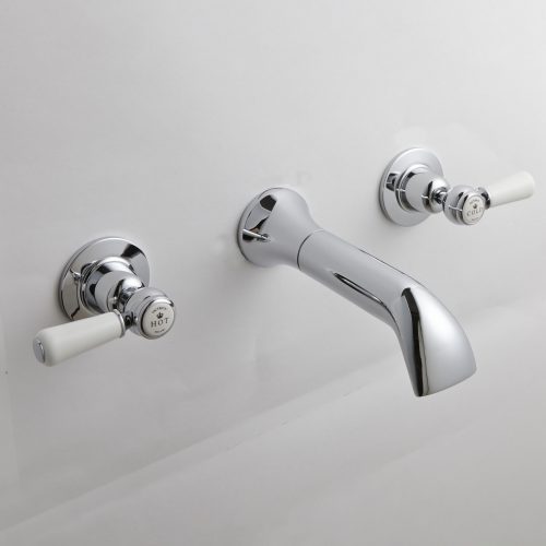 Bathwaters   CTB130 Victrion Lever Wall Mounted Bath Filler