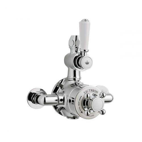 CSA025 Victrion Twin Exposed Valve Crown CO Silver