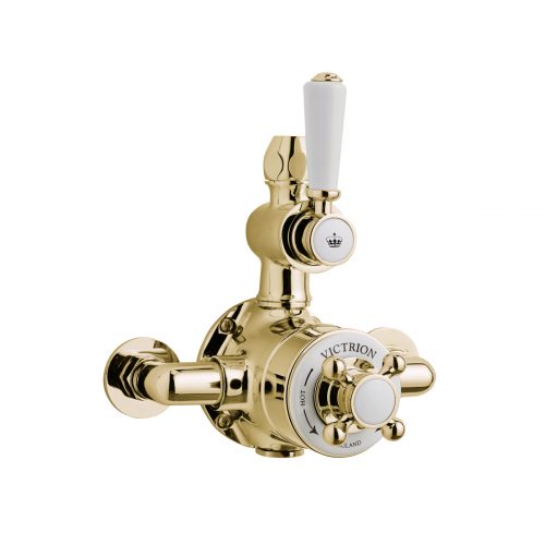 CSA025G Victrion Twin Exposed Valve Crown CO Gold