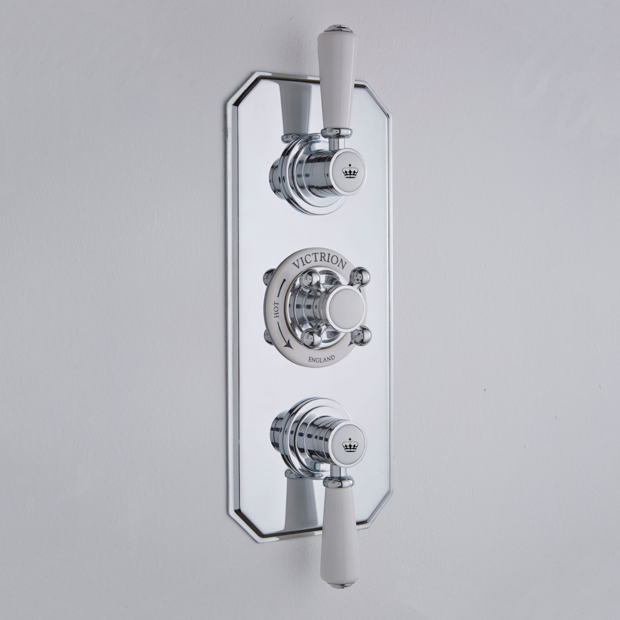 BC Designs Victrion Triple 2Way Concealed Shower Valve West One