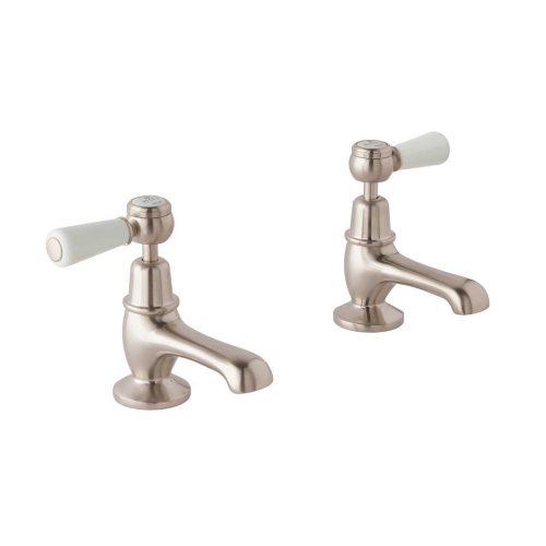 CTB105BN Basin Pillar Domed Lever Brushed Nickel