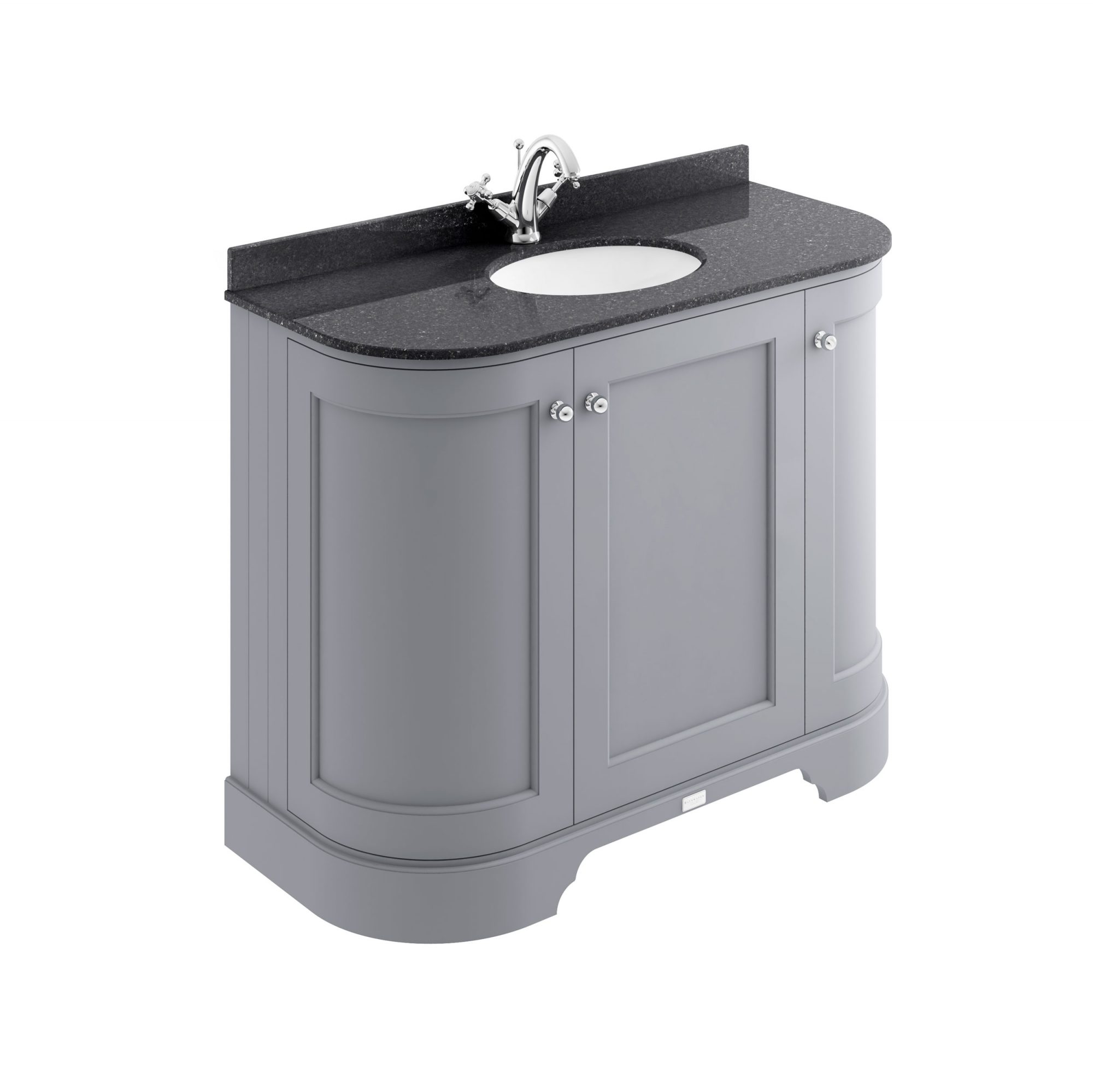 Bayswater Three Door Curved Basin 1000mm & Basin West One