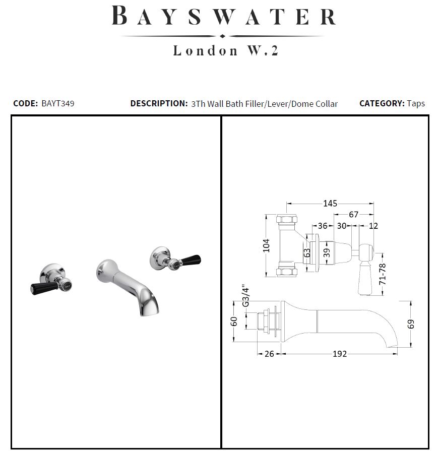 BAYT349   tech drawing