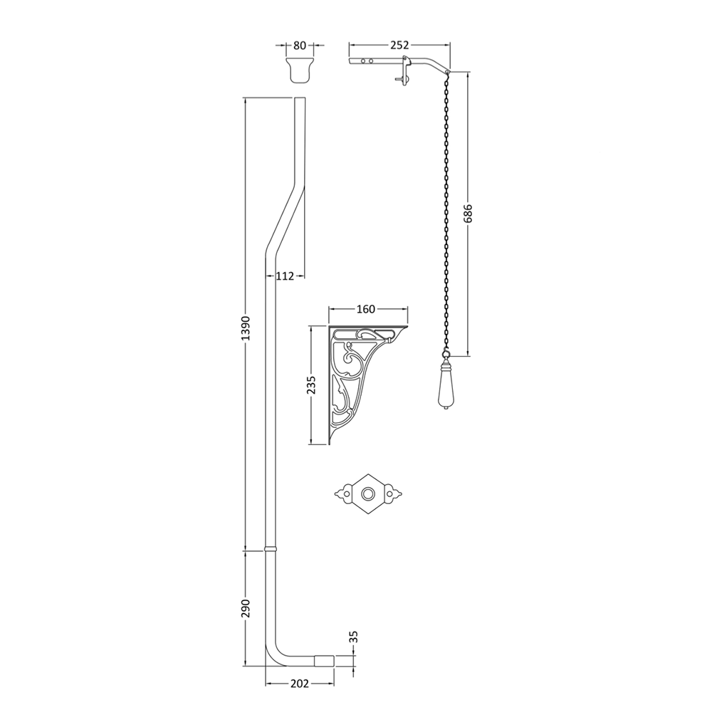 Bayswater Flush Pipe Pack Tech image