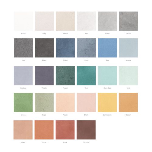 West One Bathrooms Kast Concrete Colours 2025