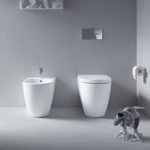 West One Bathrooms Online Duravit Me By Starck Bidet, Floor Standing