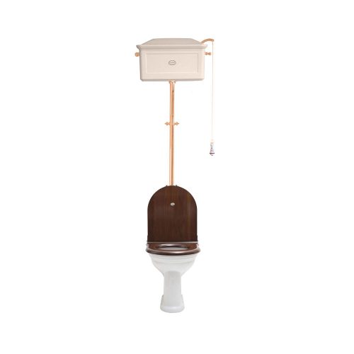 West One Bathrooms Online   High level WC Set with Ceramic Cistern AW PB