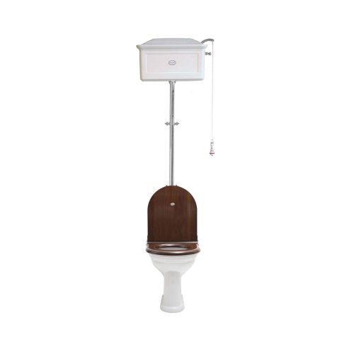 west one bathrooms online high level wc set with ceramic cistern white cp PS