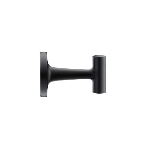 West One Bathroms – Starck T towel hook Black Matt