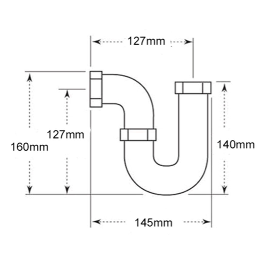 West One Bathrooms Online Thomas Crapper P trap