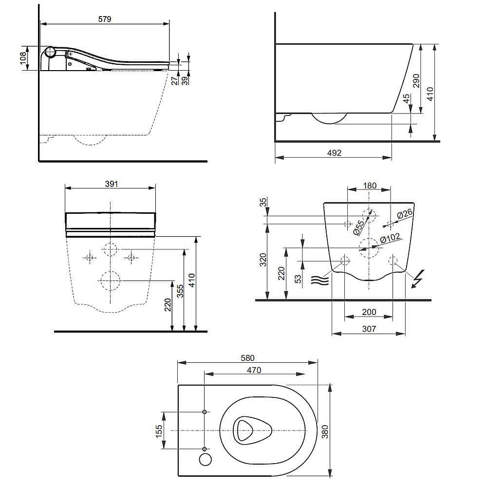 West One Bathrooms – TOTO RW Technical